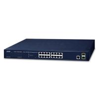 GS-4210-16T2S IPv4/IPv6, 16-портовый 10/100/1000Base-T + 2-портовый 100/1000 Мбит/с SFP L2/L4 SNMP управляемый коммутатор Gigabit Ethernet (поддерживает ERPS Ring, приложение CloudViewer, MQTT и функции кибербезопасности)
