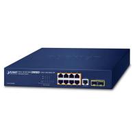 GS-4210-8P2S IPv4/IPv6, 8-портовый управляемый коммутатор 802.3at POE+ Gigabit Ethernet + 2-портовый 100/1000X SFP (бюджет PoE 120 Вт, режим расширения 250 м, поддержка приложения CloudViewer, функции MQTT и кибербезопасности, безвентиляторный дизайн)