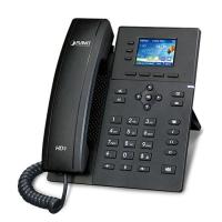 VIP-1140PT Цветной IP-телефон PoE высокой четкости. 2,4-дюймовый цветной ЖК-монитор WVA, 3-строчная клавиша с цветным светодиодом, 4 SIP-идентификации, Широкополосный звук G.722 HD, Поддержка кодеков Opus, QoS, TR069