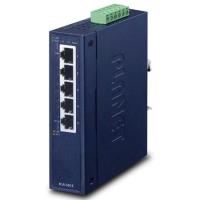 IGS-501T Тонкий 5-портовый промышленный гигабитный Ethernet-коммутатор IP30 (от -40 до 75 градусов C, двойной 9~48 В постоянного тока/24 В переменного тока)