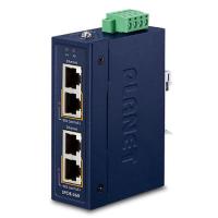 IPOE-260 Промышленный 2-портовый инжектор 10/100/1000T 802.3at PoE+ (-40~75C)