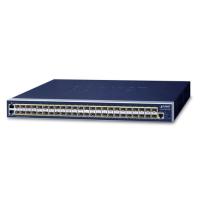 GS-6320-46S2C4XR L3 46 портов 100/1000BASE-X SFP + 2 комбинированных порта Gigabit TP/SFP + 4 порта10GУправляемый коммутатор SFP+ с резервным питанием 48 В (резервное питание переменного и постоянного тока, функции кибербезопасности, аппаратный уровень 3