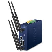 IAP-2400AX Промышленная точка доступа Wi-Fi IP30 6 802.11ax 2400 Мбит/с, 5 ГГц, беспроводная точка доступа с 5 портами 10/100/1000T (4 антенны 5 дБ, 2 входа/выхода, двойной постоянный ток 9~54 В, от -40 до 75°C, 802.1Q VLAN, Captive Portal, Функции RADIUS