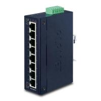 IGS-801T Тонкий 8-портовый промышленный коммутатор Gigabit Ethernet IP30 (от -40 до 75 градусов C), UL сертифицирован