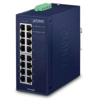 IGS-1600T Промышленный 16-портовый коммутатор Gigabit Ethernet 10/100/1000T IP30 (-40~75 градусов C, двойной 12~48 В постоянного тока/24 В переменного тока), UL сертифицирован