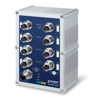 ISW-800T-M12 8-портовый коммутатор Fast Ethernet 10/100 Мбит/с M12 со степенью защиты IP67 (от -40 до 75C)