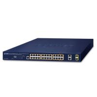 GS-4210-24HP2C IPv6/IPv4, 4 порта 10/100/1000T802.3bt 95Вт PoE+ 20 портов 10/100/1000T 802.3at PoE + 2 порта Gigabit TP/SFP Combo Managed Switch (бюджет PoE 515 Вт, режим расширения 250 м, поддержка ERPS Ring, приложение CloudViewer, функции MQTT