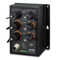 IGS-5226-4P2T IP50 Industrial L2+ 4-портовый 10/100/1000T 802.3at PoE + 2-портовый 10/100/1000T управляемый коммутатор Ethernet (-40~75 градусов C), кольцо ERPS, 1588, 6 водонепроницаемых разъемов RJ45 в комплекте