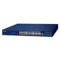 SGS-6311-24HP4X Управляемый стекируемый L3 коммутатор 8x 10/100/1000T 802.3bt PoE +16x 10/100/1000T 802.3at PoE + 4x 10G SFP+, бюджет PoE 480Вт, аппаратная маршрутизация IPv4/IPv6 и резервирование VRRPv1/v3, стек до 8 устройств, поддержка кольца ERPS