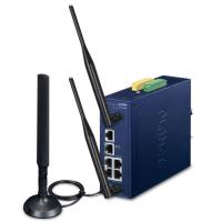 LCG-300W-US Промышленный беспроводной шлюз IP30 IoT LoRaWAN с 5 портами 10/100/1000T — US915 МГц (поддержка сетевого сервера The Things Network и AWS, 802.11ax 1800 Мбит/с, 2,4 ГГц и 5 ГГц, двухдиапазонный одновременный доступ, 2 DI/DO, Modbus TCP