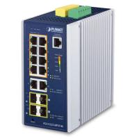 IGS-5225-8P2T4S IP30 Industrial L2+/L4 8-портовый 1000T 802.3at PoE+ 2-портовый 10/100/1000T + 2-портовый 100/1G SFP + 2-портовый 1G/2,5G SFP полностью управляемый коммутатор (от -40 до 75°C, двойное резервное питание вход на клеммной колодке 48~56В