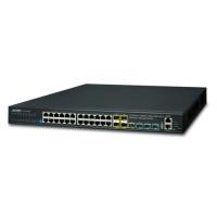 XGS3-24042 Уровень 3 24 порта 10/100/1000T с 4 общими портами 1000X SFP + 4 порта10G SFP+Стекируемый управляемый коммутатор с двойным резервным питанием 100–240 В переменного тока