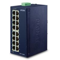 ISW-1600T Промышленный 16-портовый коммутатор Ethernet 10/100TX IP30 (-40~75 C, двойной резервный вход питания на клеммной колодке 12-48 В постоянного тока / 24 В переменного тока),сертификат UL