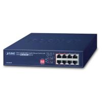 GSD-804P 10-дюймовый 8-портовый коммутатор 10/100/1000 Gigabit Ethernet с 4-портовым инжектором 802.3at PoE+ (60 Вт Бюджет PoE, режим расширения на 200 м и без вентилятора)
