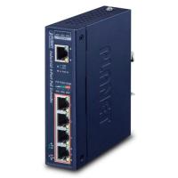 IPOE-E174 IP30 Industrial 1-Port 60W 802.3bt PoE++ to 4-Port 802.3af/at Gigabit PoE Extender (от -40 до 75C)