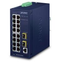 IGS-4215-16T2S IP30 Industrial L2/L4 16-портовый управляемый коммутатор 10/100/1000T + 2-портовый 100/1000X SFP (-40~75 градусов C, двойной резервный вход питания на клеммной колодке 12~48 В постоянного тока/24 В переменного тока, поддержка ERPS Ring