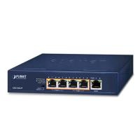 GSD-504UP 2-портовый 10/100/1000T 802.3bt PoE + 2-портовый 10/100/1000T 802.3at PoE + 1-портовый гигабитный настольный коммутатор (бюджет PoE 120 Вт, поддержка режима BT/Legacy)