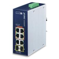 IGS-824UPT IP30 Промышленный 4-портовый 10/100/1000T95 Вт802.3bt PoE + 2-портовый 10/100/1000T + 2-портовый 100/1000X SFP Gigabit Ethernet-коммутатор (802.3bt Type-4, PoH, поддержка режима Legacy, от -40 до 75 C, двойной 48–54 В пост. тока