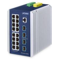 IGS-6325-16T4X Управляемый промышленный коммутатор L3, 16х10/100/1000base-T RJ45 + 4хSFP 10GBASE-SFP+, совместимые с SFP 1G/2.5GBASE-X. Консольный порт RJ45-RS232. Поддержка: Modbus TCP и 1588 PTP