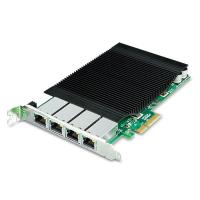 ENW-9740P 4-портовый серверный адаптер 10/100/1000T 802.3at PoE+ PCI Express (бюджет PoE 120 Вт, PCIe x4, от -10 до 60 °C, контроллер Intel Ethernet)