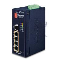 ISW-504PT IP40 4-портовый 10/100TX 802.3at PoE + 1-портовый промышленный коммутатор Fast Ethernet 10/100TX (от -40 до 75 °C, 12–48 В пост