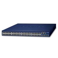 SGS-5240-48T4X L2+ 48 портов 10/100/1000T + 4 порта10G Стекируемый управляемый коммутатор SFP+ (статическая маршрутизация IPv4/IPv6 аппаратного уровня 3, кольцо ERPS, аппаратное стекирование до 6 устройств, IP-кластеризация до 16 устройств)