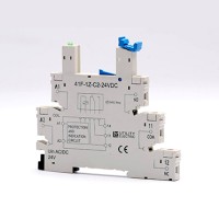 41F-1Z-C4-3 Цоколь на DIN-рейку для реле Slim 110-125В AC/DC, пружинные клеммы
