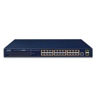 GS-4210-24P2S IPv4, 24-портовый управляемый коммутатор 802.3at POE+ Gigabit Ethernet + 2-портовый 100/1000X SFP (бюджет PoE 300 Вт, режим расширения 250 м, поддержка ERPS Ring, MQTT и функций кибербезопасности)