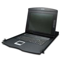 IKVM-210-08M 17 дюймов 8-портовый комбинированный IP KVM-переключатель VGA LCD: качество видео 1280x1024, до64компьютеры, экранное меню (OSD), настройка быстрого просмотра (QVS), горячая клавиша, стекирование, установка в стойку 1U, многоплатформенность