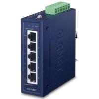 IGS-500T IP30 Компактный 5-портовый коммутатор Gigabit Ethernet 10/100/1000T (-40~75 градусов C), UL сертифицирован