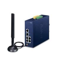 LCG-300-US Промышленный шлюз IP30 IoT LoRaWAN с 5 портами 10/100/1000T — US915 МГц. (Поддержка сетевых серверов The Things Network и AWS, 2 входов/выходов, Modbus TCP, температура от -40 до 75 градусов C, отказоустойчивость двух WAN и балансировка нагрузк