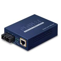 FTP-802S15 IEEE802.3af PoE 10/100TX — 100Base-FX (SC) одномодовый оптоволоконный преобразователь — 15 км