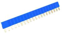 41F-H_ Перемычка для цоколей реле Slim, 20 полюсов, синий