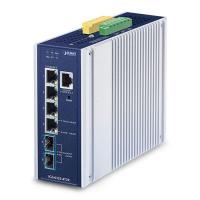 IGS-6325-4T2X Промышленный управляемый L3 коммутатор 4x 10/100/1000T + 2x 10G SFP+, IP30 -40..75C
