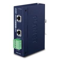 IPOE-162S IP30, промышленный разветвитель PoE высокой мощности 802.3at — 12 В и 24 В (от -40 до 75C)
