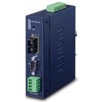 ICS-2102T Промышленный сервер последовательного интерфейса 1xRS232/RS422/RS485, 100BASE-FX SC MM до 2 км, TCP Server/Client / UDP Client / VCOM / RFC 2217 / Telnet Server / Remote Pair / Modbus, SNMP, IP30 -40..+75C