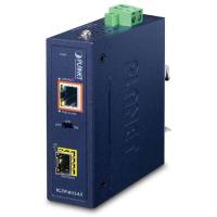 IGTP-815AT IP30 Компактный промышленный медиаконвертер 100/1000BASE-X SFP в 10/100/1000BASE-T 802.3at PoE+ (от -40 до 75C)