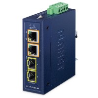 IGTP-2205AT Медиаконвертер промышленный. 2 порта100/1000X SFP; 2 порта 10/100/1000T 802.3at PoE+ (бюджет 60Вт)