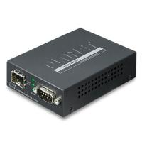 ICS-115A 1-портовый сервер последовательных устройств RS232/422/485 с 1-портовым 100BASE-FX SFP (от -10 до 60 C, управление через Интернет, Telnet и SNMP)