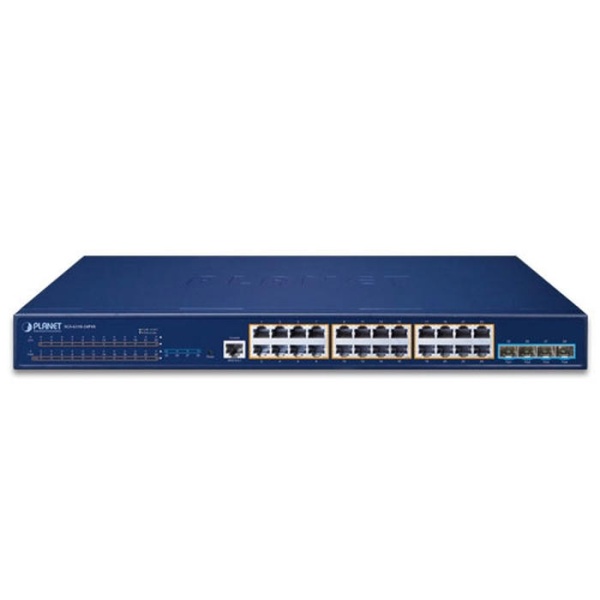 SGS-6310-24P4X Управляемый стекируемый L3 коммутатор 24x 10/100/1000T 802.3at PoE + 4x 10G SFP+, бюджет PoE 370Вт, аппаратная маршрутизация IPv4/IPv6 и резервирование VRRPv1/v3, стек до 8 устройств, поддержка кольца ERPS