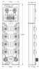 IP-PN-8IA Cетевой адаптер -модуль распределенного ввода/вывода Profinet IO RT, 8x IO-Link v1.1.4 Class-A Master или 16DI/DO, IP67