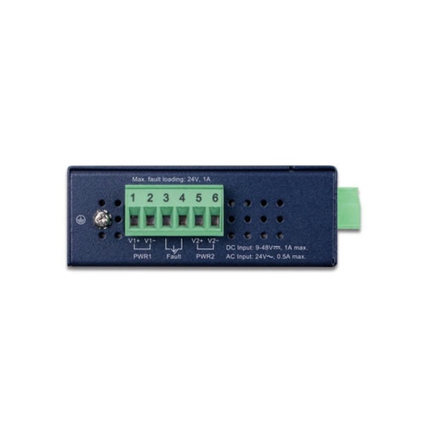 ICS-2105AT Промышленный сервер последовательного интерфейса 1xRS232/RS422/RS485, 100BASE-FX SFP, TCP Server/Client / UDP Client / VCOM / RFC 2217 / Telnet Server / Remote Pair / Modbus, SNMP, IP30 -40..+75C