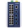 IGS-6325-16T4X Управляемый промышленный коммутатор L3, 16х10/100/1000base-T RJ45 + 4хSFP 10GBASE-SFP+, совместимые с SFP 1G/2.5GBASE-X. Консольный порт RJ45-RS232. Поддержка: Modbus TCP и 1588 PTP