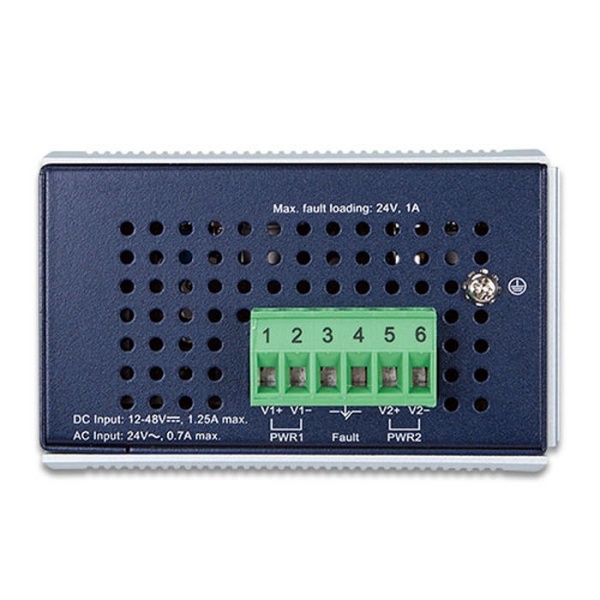 IGS-10020MT IP30 Industrial L2+/L4 8-портовый 1000T + 2-портовый 1G/2.5G SFP полностью управляемый коммутатор (от -40 до 75 C, двойной резервный вход питания на клеммной колодке 12~48 В постоянного тока, кольцо ERPS, 1588, Modbus TCP