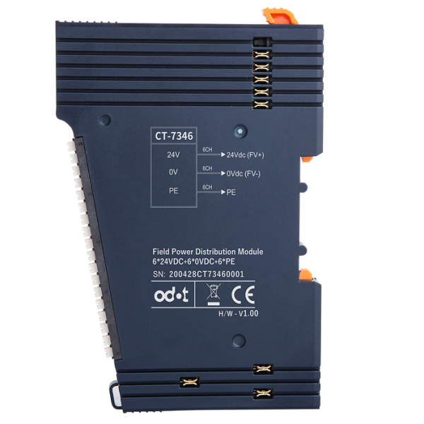 CT-7346 Модуль полевого питания 24V и 0V и PE, без идентификатора модуля